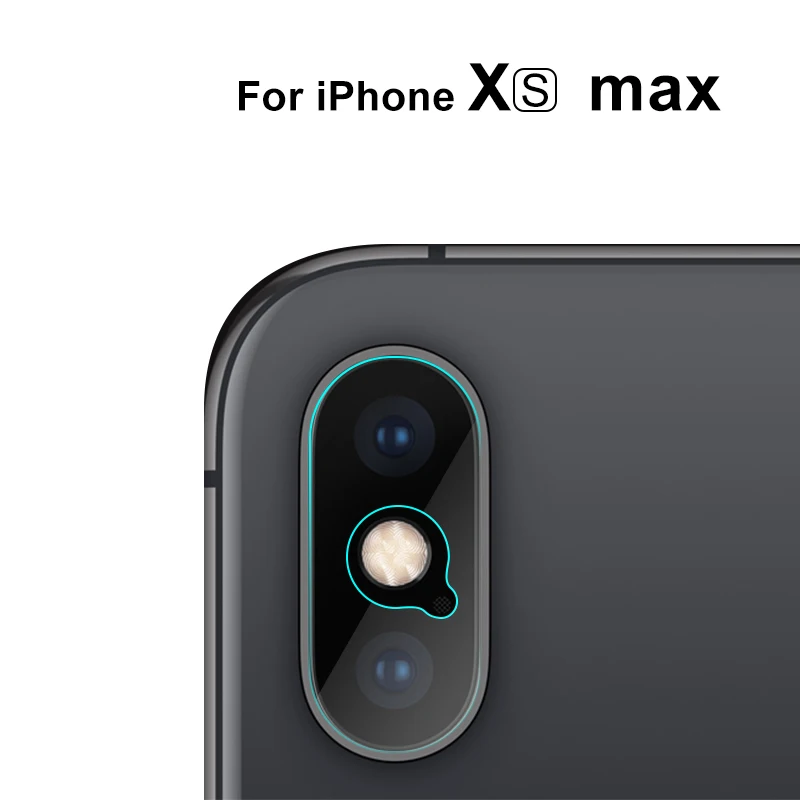 2 шт. объектив камеры закаленное стекло для iPhone 11 Pro MAX XR XS X Объектив Защитная пленка для экрана крышка для iPhone 8X7 11 Pro Max 11Pro - Цвет: For iPhone XS MAX