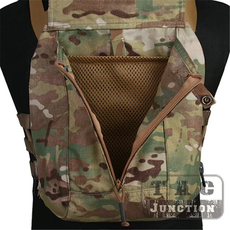 Emerson CP Style Tactical Vest Backpack Zip-on Panel Accessory Bag Plate Carrier Pouch For CPC NCPC JPC 2.0 AVS Vest Multicam