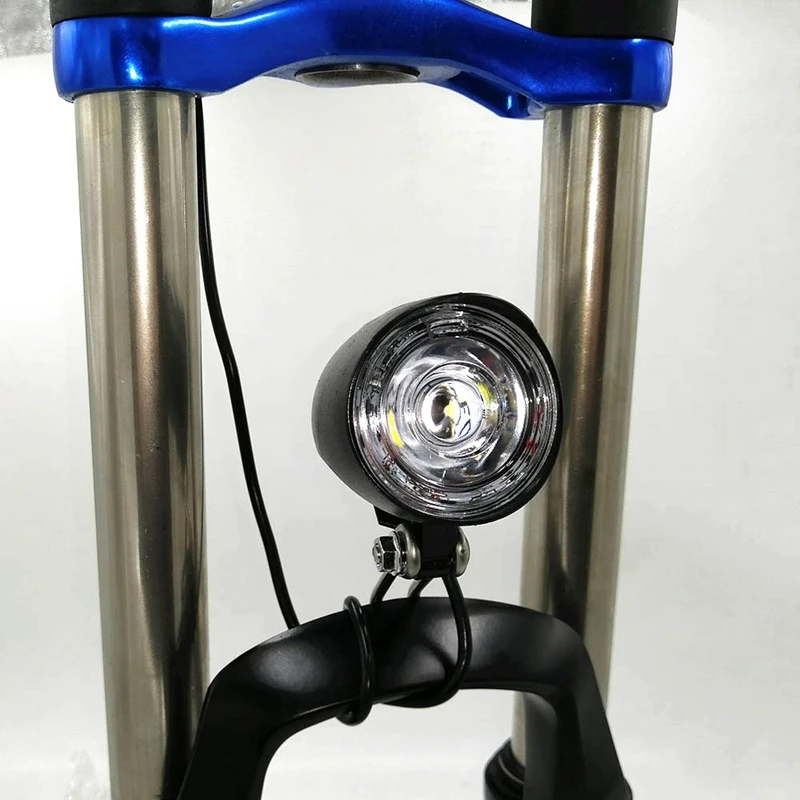 Светодиодный светильник для электровелосипеда 36 в 48 в 12 Вт водонепроницаемый светильник-вспышка с рогом и переключателем велосипедный светильник инструменты для велосипеда аксессуары