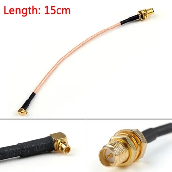 

Artudatech 15cm 50cm RG316 Cable RP.SMA Female Plug To MMCX Male Right Angle Pigtail 6in 20in FPV