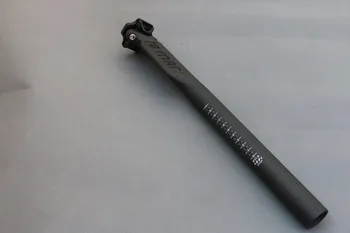 

TEMAIN 27.2/30.8/31.6*350/400mm MTB Bike Seatpost Mountain Road Bicycle Carbon Fibre Seat Tube Cycling Racing Touring Integrated
