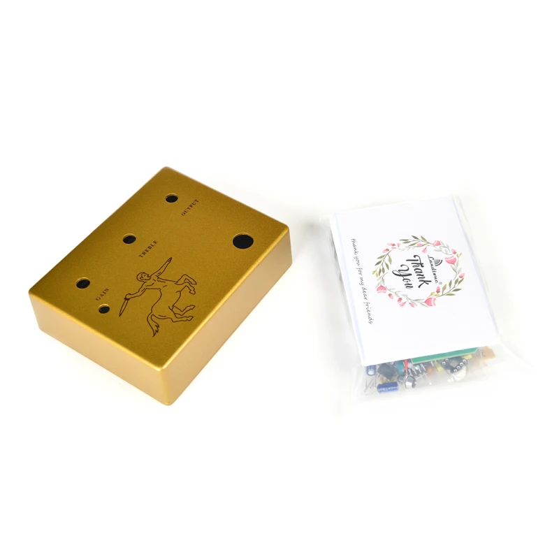 Landtone Fai Da Te Klon Centaur Pedale Per Chitarra Overdrive Tutti I Kit Con Custodia In Alluminio 1590Bb G01 Spedizione Gratuita