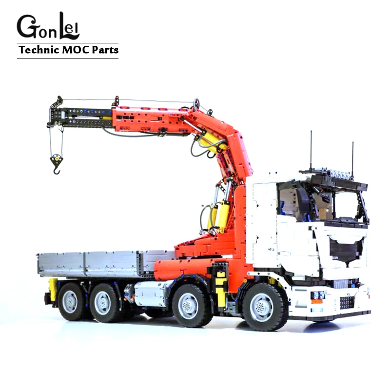 Новый RC Power Function Technic летучая мышь грузовик внедорожный спасательный кран MOC 8800