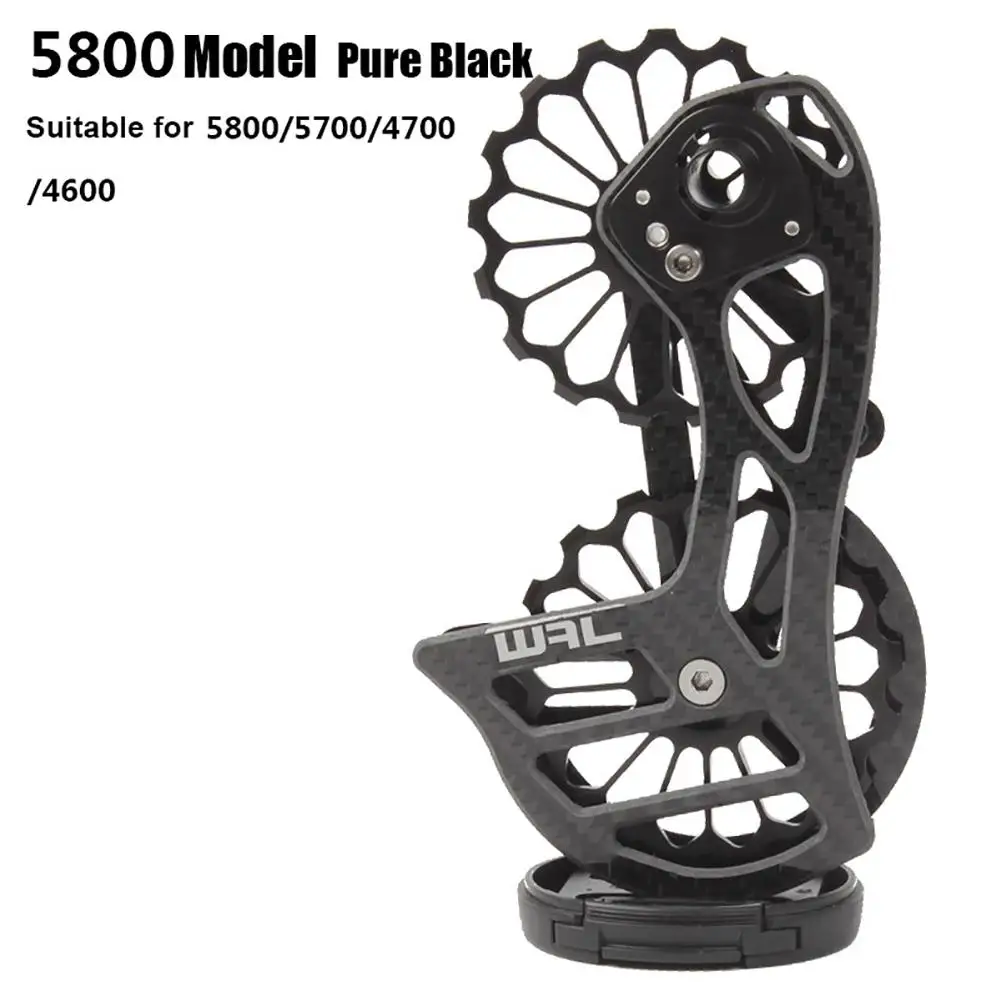 Велосипедное углеродное волокно керамический задний переключатель 17T шкив направляющее колесо для Shimano 6800 R7000 R8000 R9100 R9000 Аксессуары для велосипеда - Цвет: 5800 guide wheel