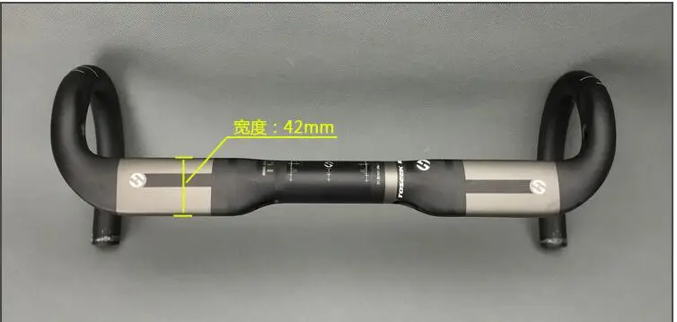 TOSEEK Углеродный руль UD матовый трек дорожный велосипед велосипедный вынос руля 31,8x400/420/440 дорожный руль управления hanldebar