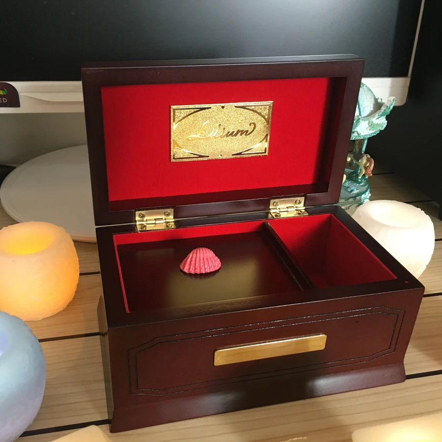30 Tones Lilium Elfen Lied Original Wooden Music Box Solid Wood Musical Boxes For Boy Girl Friend Birthday Valentine S Day Gifts Music Boxes Aliexpress