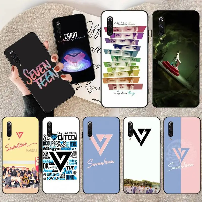HPCHCJHM Seventeen Bands DIY окрашенный блестящий чехол для телефона Xiaomi Mi9 9SE 8SE Pocophone F1 Mi8 Lite |