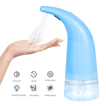 

250ml Automatic Alcohol Hand Washing Machine Foam Soap Liquid Dispenser Hand Wash Sanitizer For Kitchen Bathroom Office Hospital