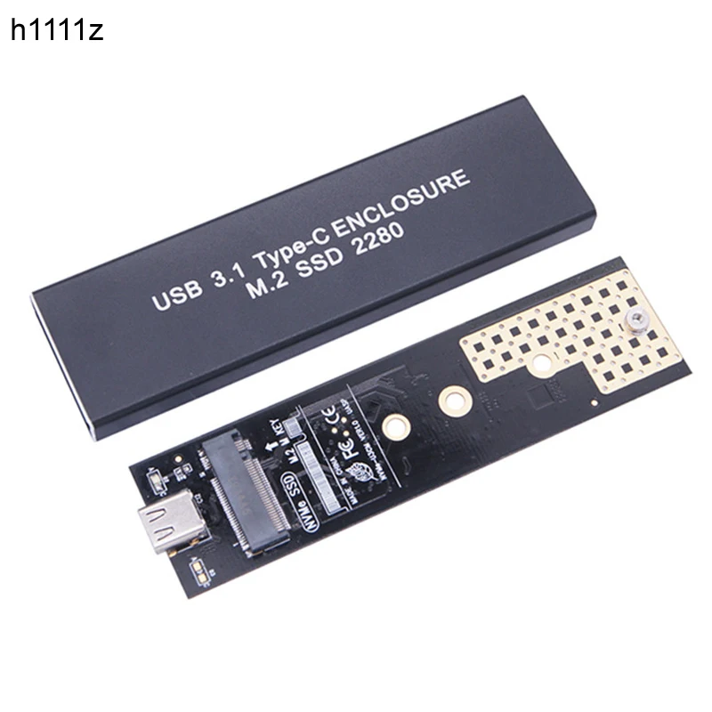 Корпус для M2 SSD NVME корпус M.2 на USB Type C 3 1 адаптер PCIE M Key 2230/2242/2260/2280 RTL9210 | Компьютеры и
