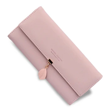 New Women Pu Leather Wallets Female Long Purses Money Bags Phone Pocket Ladies High Quality Wallet Card Holder Clutch Moda Mujer 1