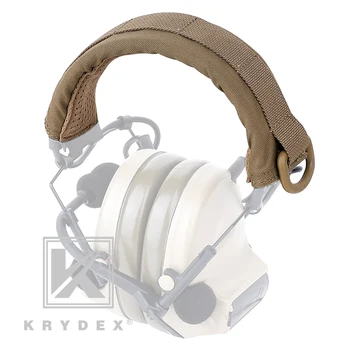 

KRYDEX Tactical Headset Stand Protection Cover Modular Headband Earmuff Headphone Stand MOLLE Protection Case For HOWARD MSA CB