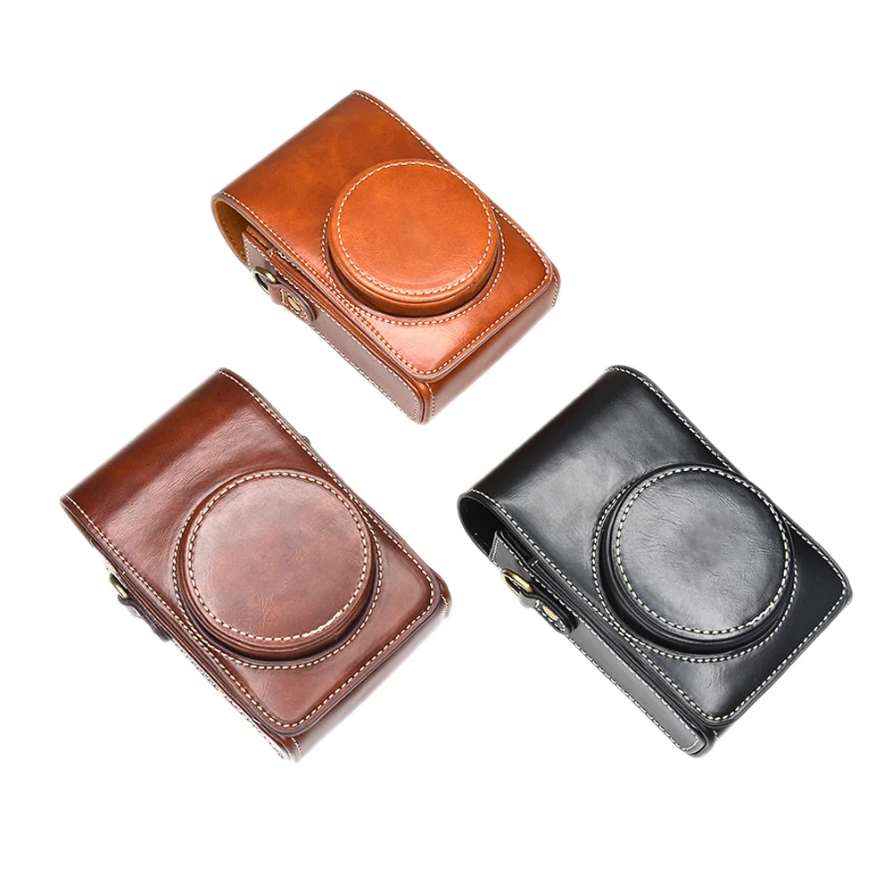 Custodia In Pelle Per Fotocamera Pu Per Custodia Per Fotocamera Ricoh Gr Grii Gr Gr2 Gr3 Con Cinturino