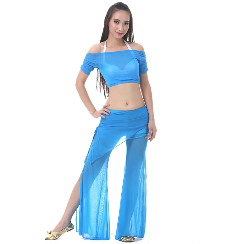 2 шт./компл. карнавальный костюм брюки для танца живота костюм для танца живота набор Цыганская юбка DP0083