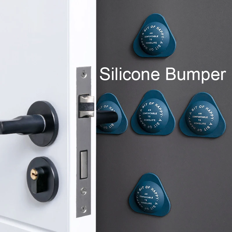 

Door handle anti-collision pad Anti-collision sticker Wall protection silicone bumper Door buffer Anti-sticking silent snubber