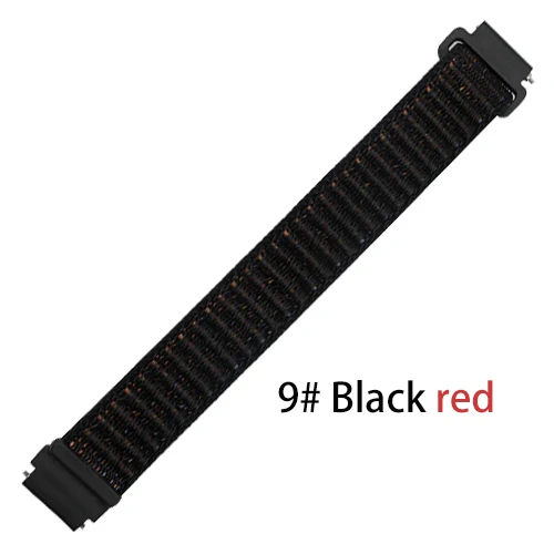 Black red Ремешок для mi Band 4 band браслет нейлоновый Браслет Смарт-часы аксессуары наручный mi Band 3 band Xiao mi band 3 4 браслет - Цвет ремешка: Black red