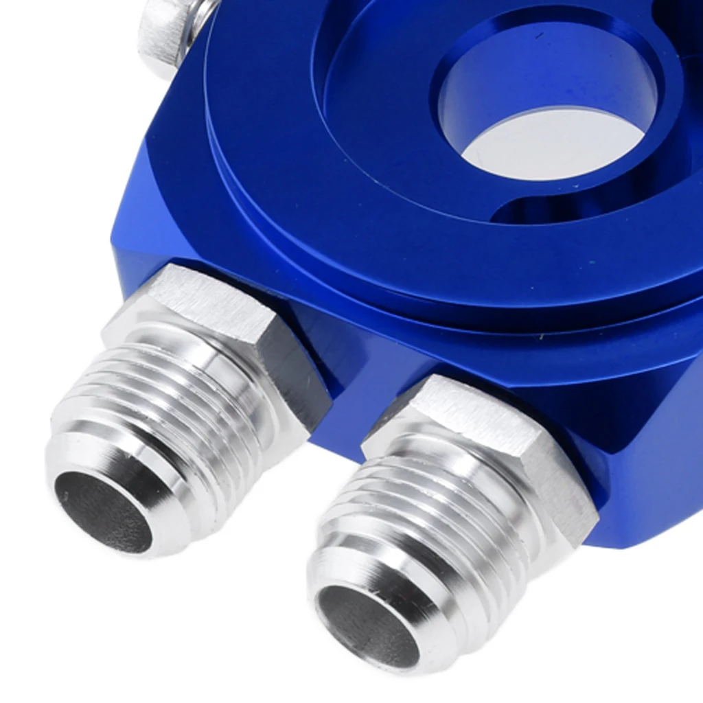 Алюминиевый Масляный фильтр Сэндвич пластина адаптер-3/4-16 UNF/M20 x 1,5-5 цветов на выбор