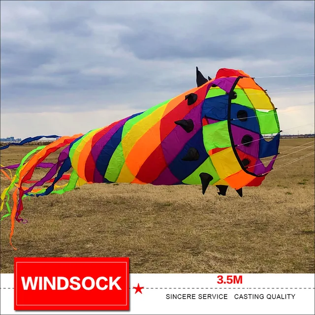 New Arrival 3.5M Kite Windsock Tail for Audlts High Quality Spin Tail 1