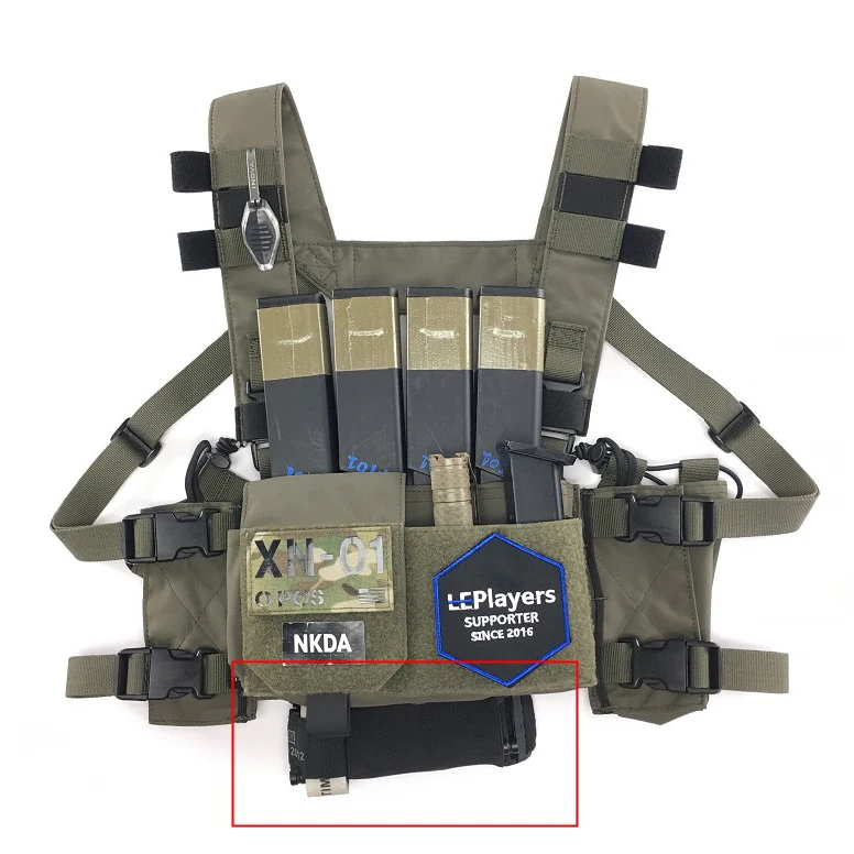 

Multifunctional Adaptable Elastic Holder for plate carrier Tactical Vest Military Airsoft Paintball CQB CQC Wargame TW-OT08
