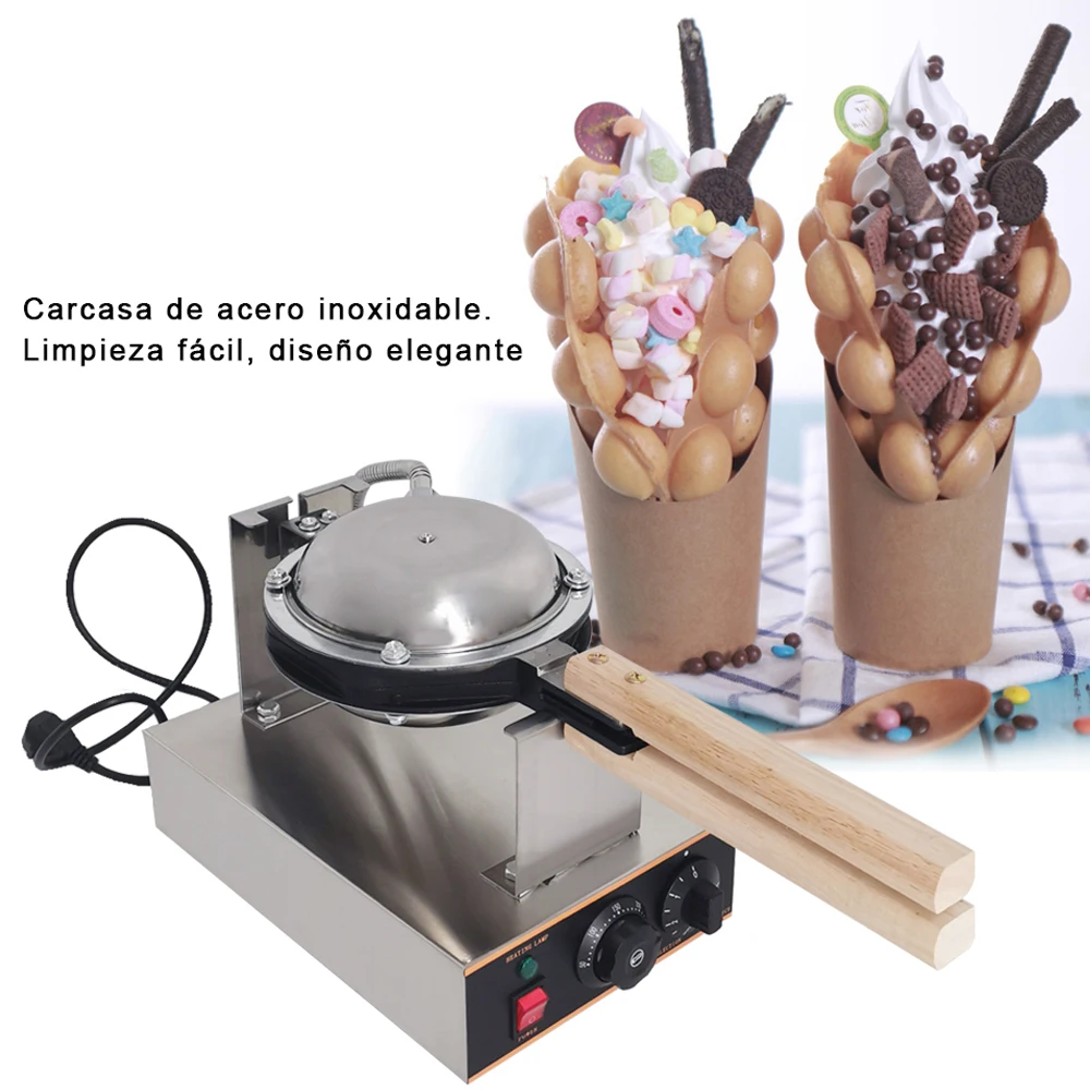 

Waffle maker bubble Waffle Maker bubble waffle Machine bubble egg Non-Stick electric Steel