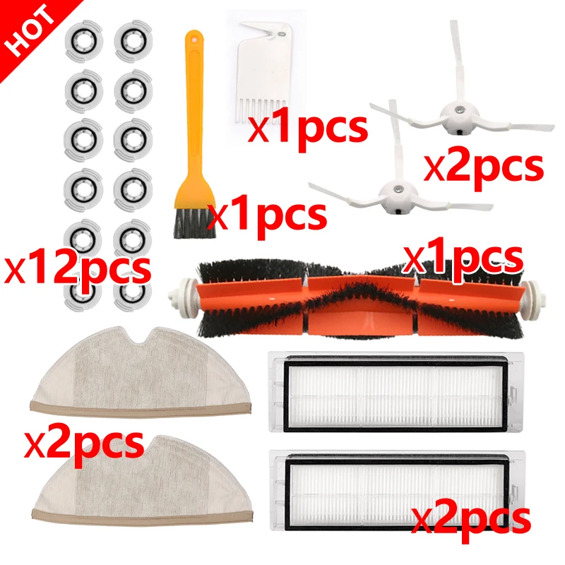 Вставка из ткани для швабры HEPA фильтр для Xiaomi Roborock S5 S50 S55 T6 T4 T61 Mijia S1 Xiaowa E25 E35 Xiaomi АКСЕССУАРЫ для пылесоса