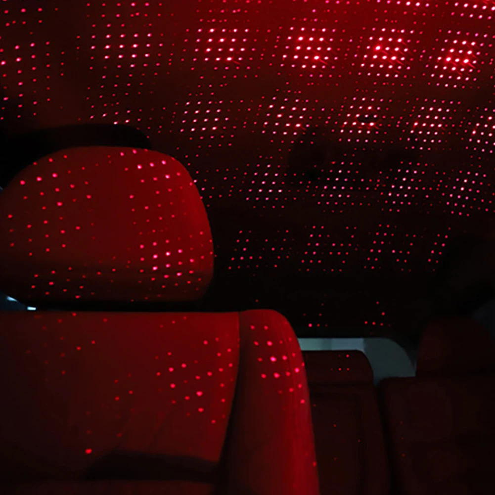 Светодиодный светильник с гибкой трубкой на крыше автомобиля, звездное небо, ночник, проектор, USB, декоративная лампа
