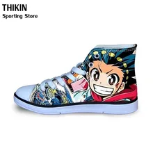 THIKIN/детская прогулочная обувь; популярная парусиновая обувь Beyblade Burst с высоким берцем для мальчиков и девочек; коллекция года; зимние детские спортивные кроссовки для бега