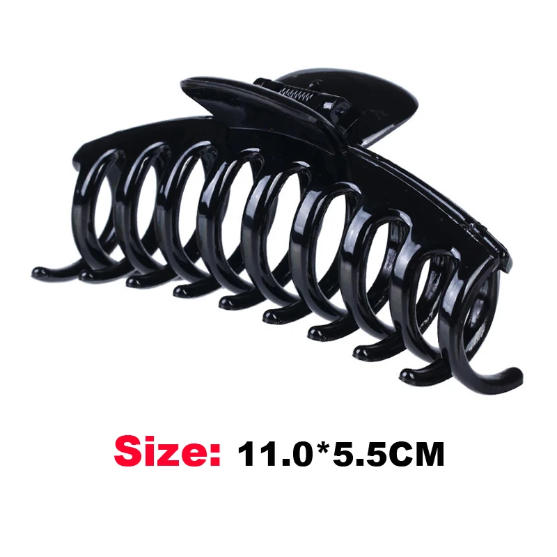 Good Quality Large Plastic Hair Crab Accessories Hair Claw Clip Good Guality For Shower Bath goody hair clips