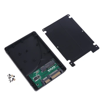 

7mm mSATA SSD to 2.5 Inch SATA Adapter Enclosure Converter Hard Disk Drive Box T3LB