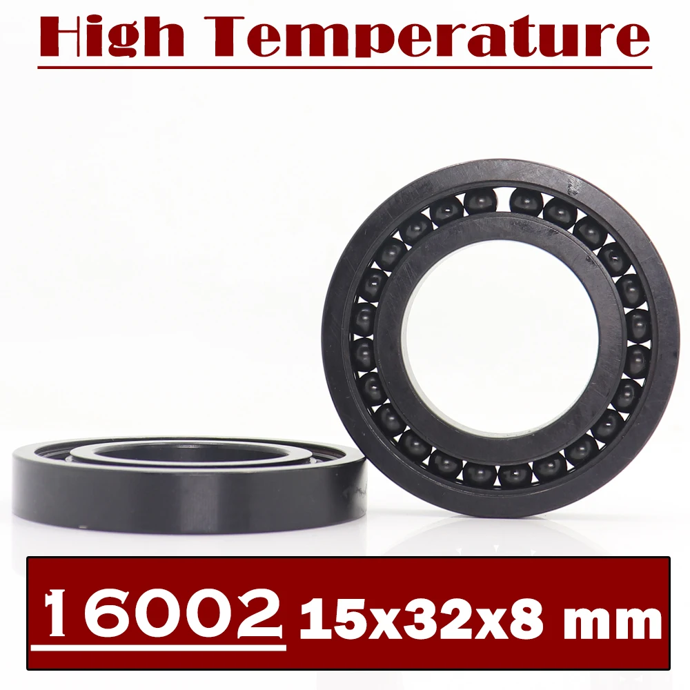 16002 High Temperature Bearing 15*32*8 mm ( 2 Pcs ) 500 Degrees Celsius Thin Section Bearings Full Ball | Спорт и развлечения