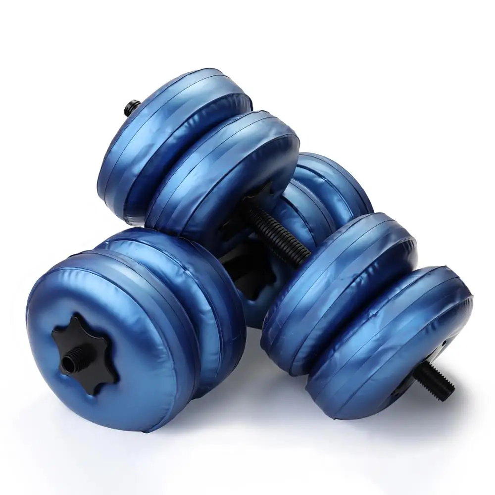 Adjustable Dumbbell Set Water filled Dumbbell Heavy Weights Workout Exercise Fitness Equipment