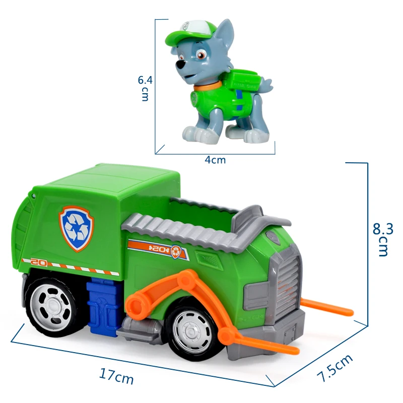 Игрушечная Сторожевая собака набор мультяшная игрушка машинка из конструктора Мобильная спасательная Щенячий патруль детская игрушка на