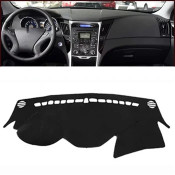 

SJ Non-Slip Car Inner Auto Dashboard Cover Dashmat Pad Sun Shade Carpet Dash Board Cover For HYUNDAI Sonata 8 2010 2011 12-2015