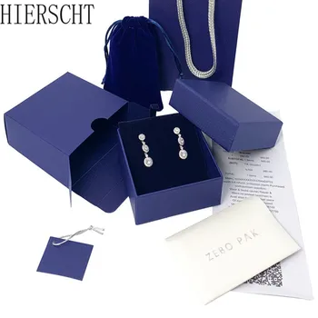 

Necklace Box Bracelet Bracelet Box Jewelry Packaging Box Silver Cloth Original Small Ticket Handbag Gift Card Exquisite Edition