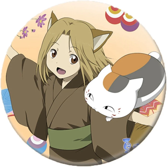 Японская брошь в стиле аниме Natsume Yuujinchou книга друзей кошка костюм кота-учителя значок рюкзаки Кнопка Одежда для женщин подарок XM - Окраска металла: 11