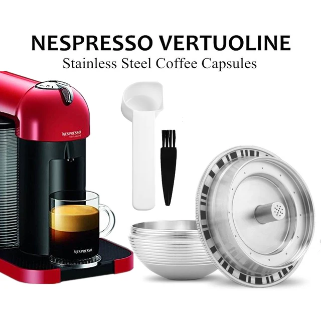 $US $5.98 BIG Refillable Coffee Filters For Nespresso Vertuoline GCA1 & Delonghi ENV135 Stainless Steel Coffe