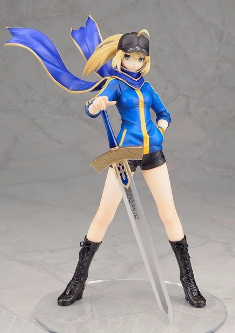 

23CM fate/stay night anime figure Artoria Pendragon Saber Lily PVC action figure collection model toys gifts