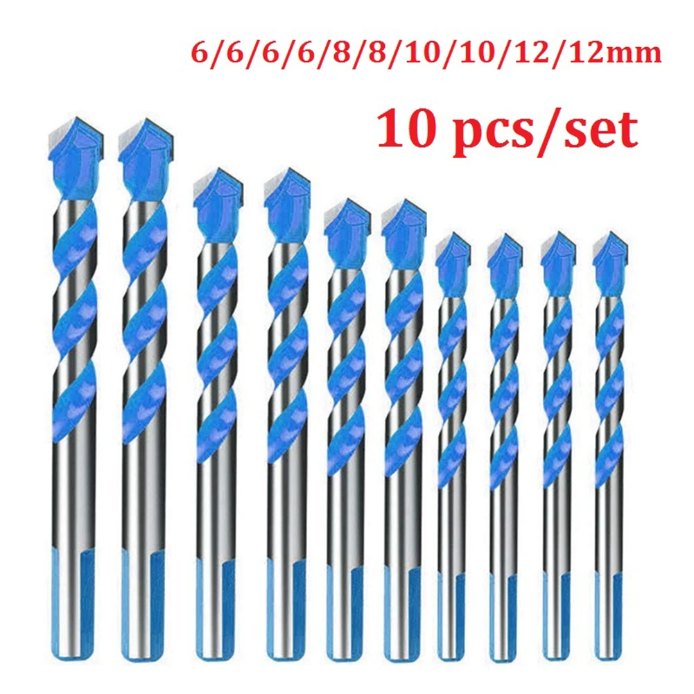 Triangular Drill Bits Set Hole Openers for Tiles Ceramic Glass Drill Bit Set Triangular Drill Bits Set Hole Openers for Tiles Ceramic Glass Drill Bit Set