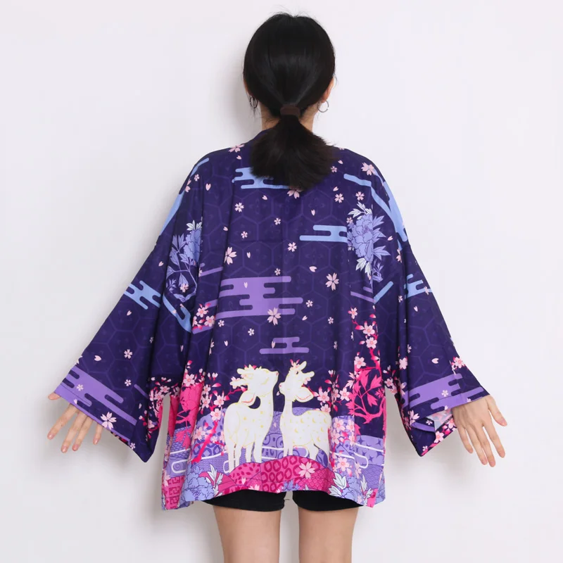 Obi Japanese Harajuku Kimono Shirts 