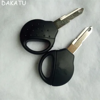 

DAKATU Replacement Key Case For Peugeot 206 Transponder Key Shell Car Key Blanks with LOGO