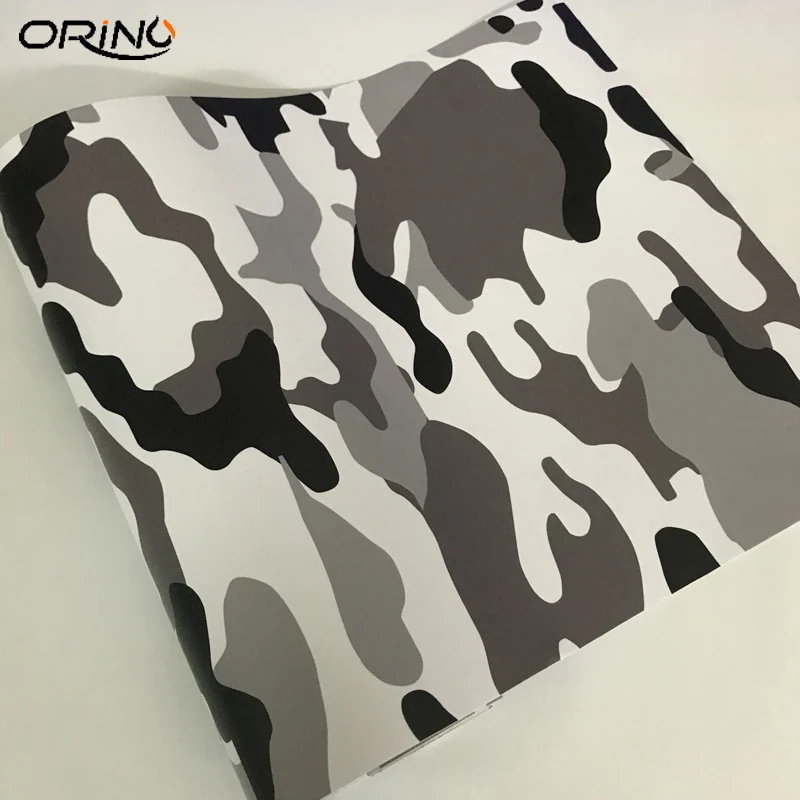 Black White Grey Vinyl Sticker Wrap-4