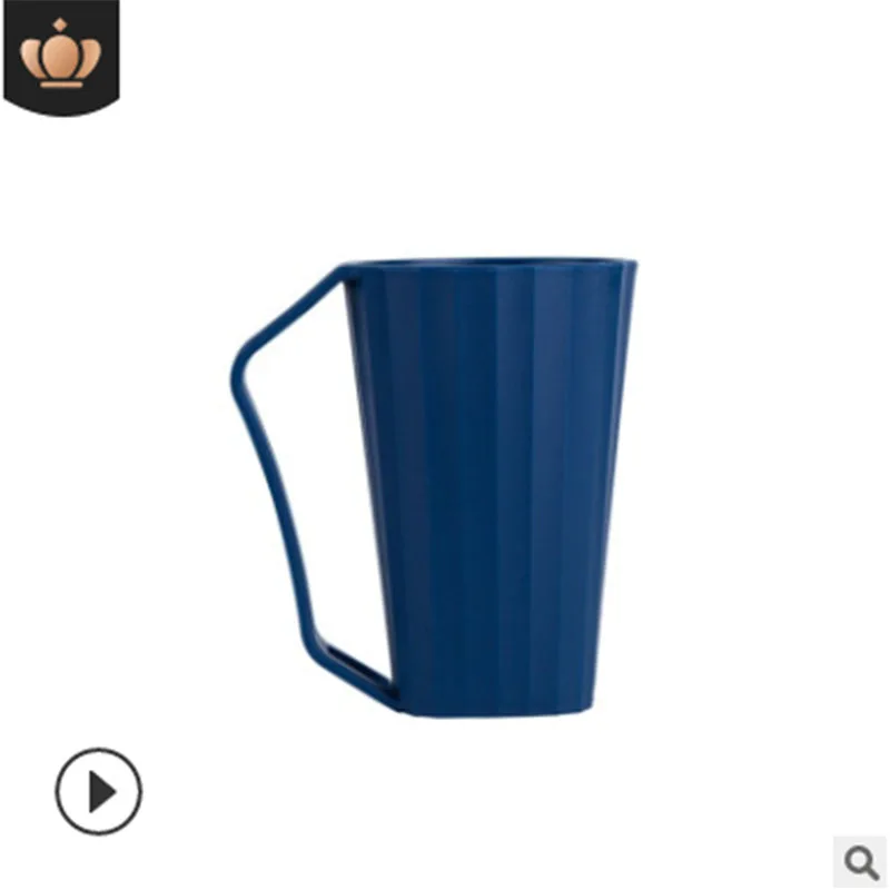 

New household plastic handle sippy cup double toothbrush cup thickening wash cup