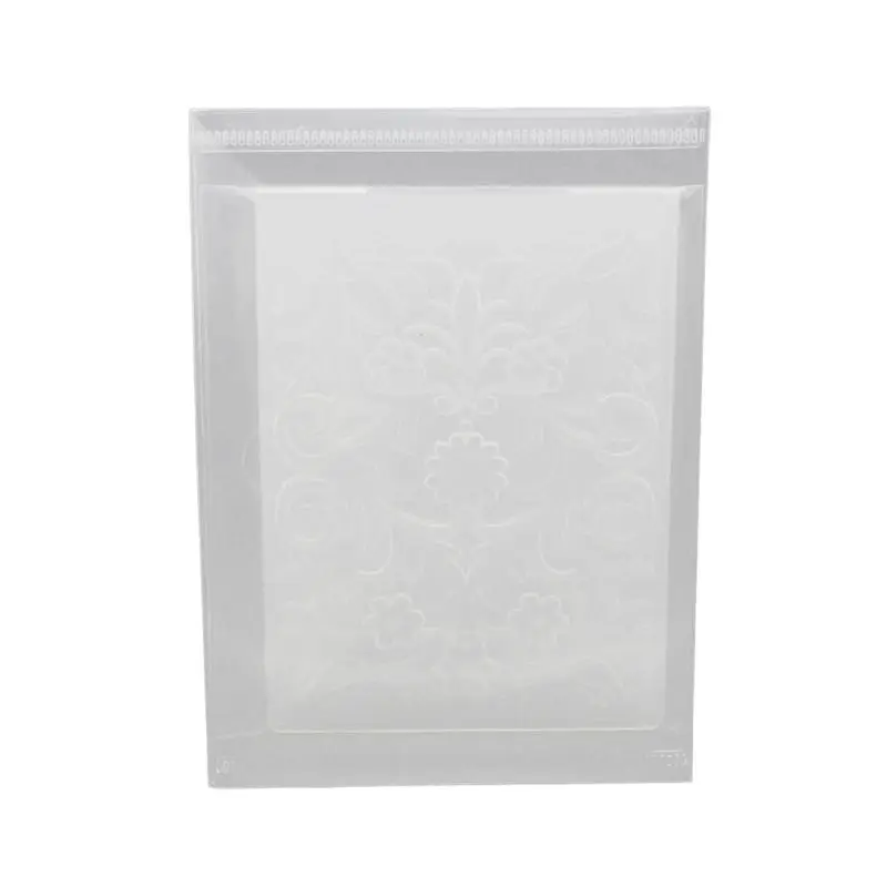

5pcs Resealable Clear Plastic Seal Bags Storage Case For Cutting Dies Stencil Album Stamp Crafts