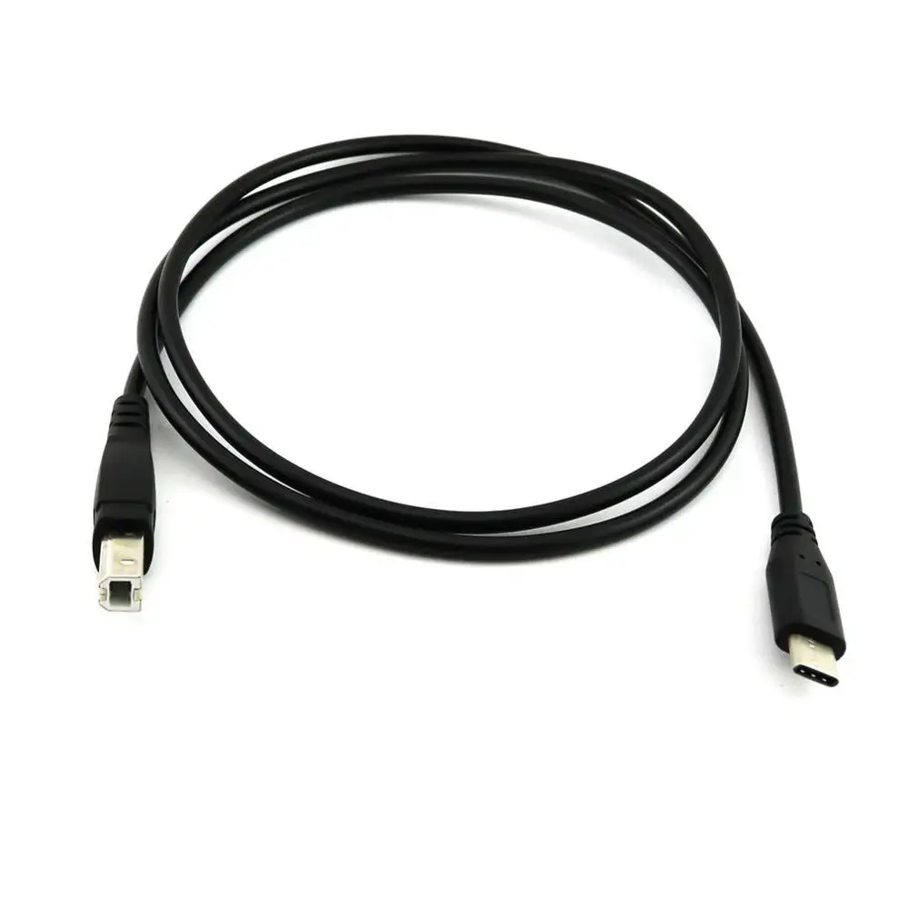 USB C 3 1 Type папа к 2 0 B Тип Мужской кабель для передачи данных Шнур телефонный принтер