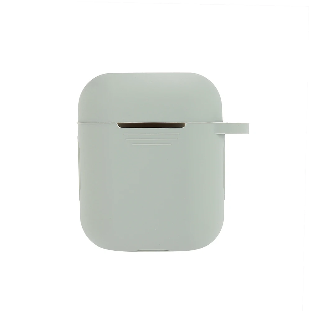 Мягкий силиконовый чехол наушники для Apple Airpods Bluetooth беспроводные защитный