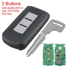 433Mhz 2 Knop Slimme Afstandsbediening Sleutel Met PCF7952 Chip Fcc G8D-644M-KEY-E Auto Key Vervanging Fit Voor Mitsubishi Outlander Sport als