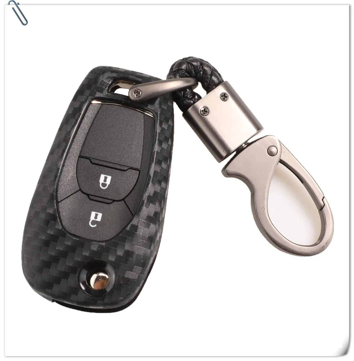 Keyforkess di Carbonio di Vibrazione Del Silicone Copertura di Chiave Per Chevrolet Cruze Sonic Spark Camaro Equinozio Trax Malibu 2/3/4B auto Caso Chiave Fob - H9675d9bc6249474e9deb246e14fc3a9bm