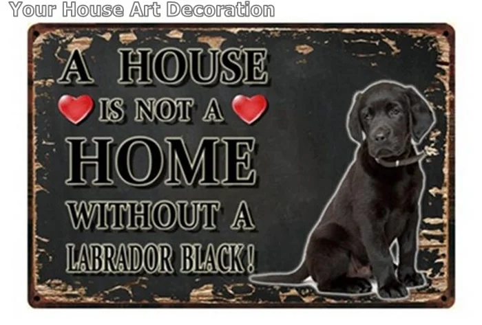 Black White Pets Dog Metal Sign Tin Poster A Home Doberman Golden Labrador Home Decor Bar Wall Art Painting 7.8x11.8inch Black White Pets Dog Metal Sign Tin Poster A Home Doberman Golden Labrador Home Decor Bar Wall Art Painting 7.8x11.8inch