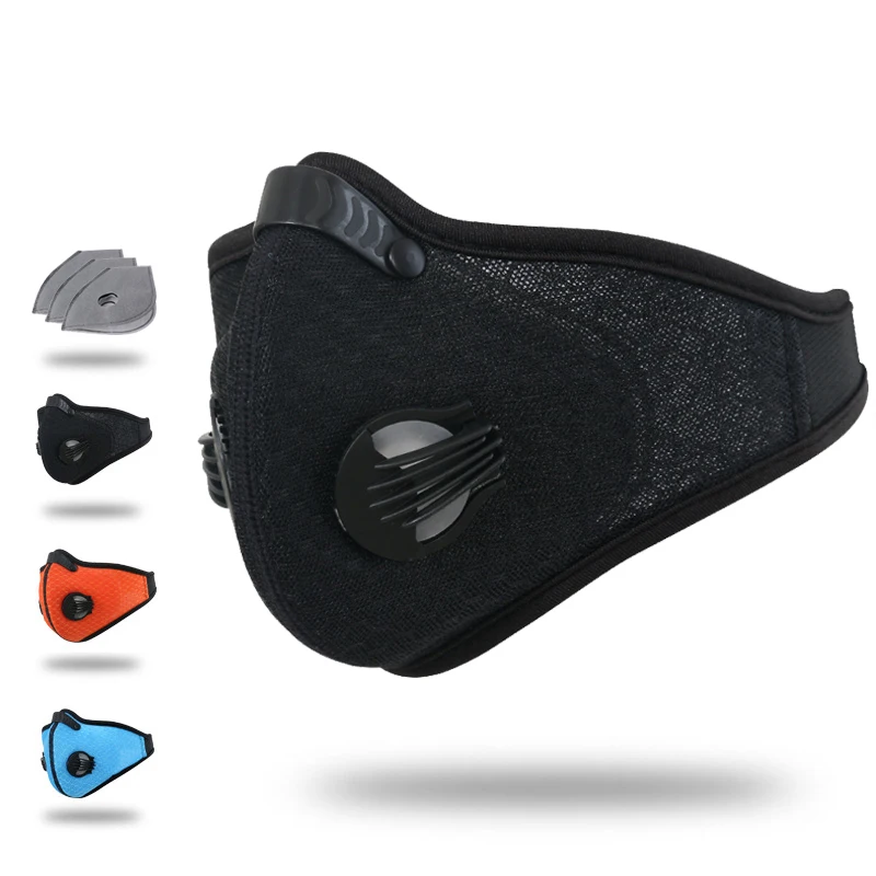 

Cycling Face Mask Filter Anit-fog Breathable Dustproof Outdoor Bicycle Respirator Sports Protection Mouth-Muffle Dust Mask New 7