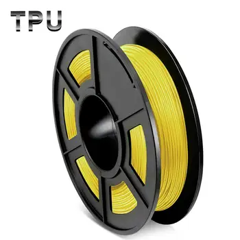 

TPU Filament 0.5kg for 3D Printing 1.75mm Flexible Yellow 3D Printer Filaments Dimensional Accuracy +/-0.02mm No Bubble Material