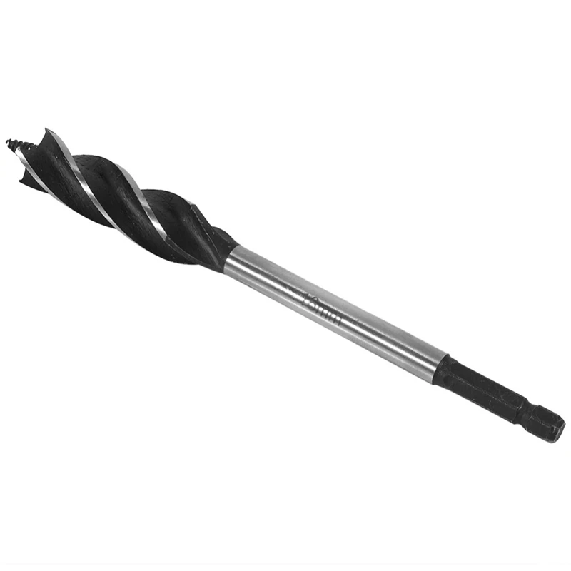 6Pcs Woodworking Tools 4 Twist Drill Bit Set Steels Open Shallow Hole Spiral Drill Bits For Wood 10-20 Mm